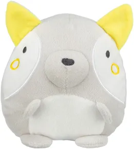 JUNIOR Plüschfuchs, ohne Ton, 15 cm, creme/gelb